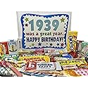 RETRO CANDY YUM ~ 1939 87th Birthday Candy Gift Box From Childhood for 87 Year Old Man or Woman Born 1939