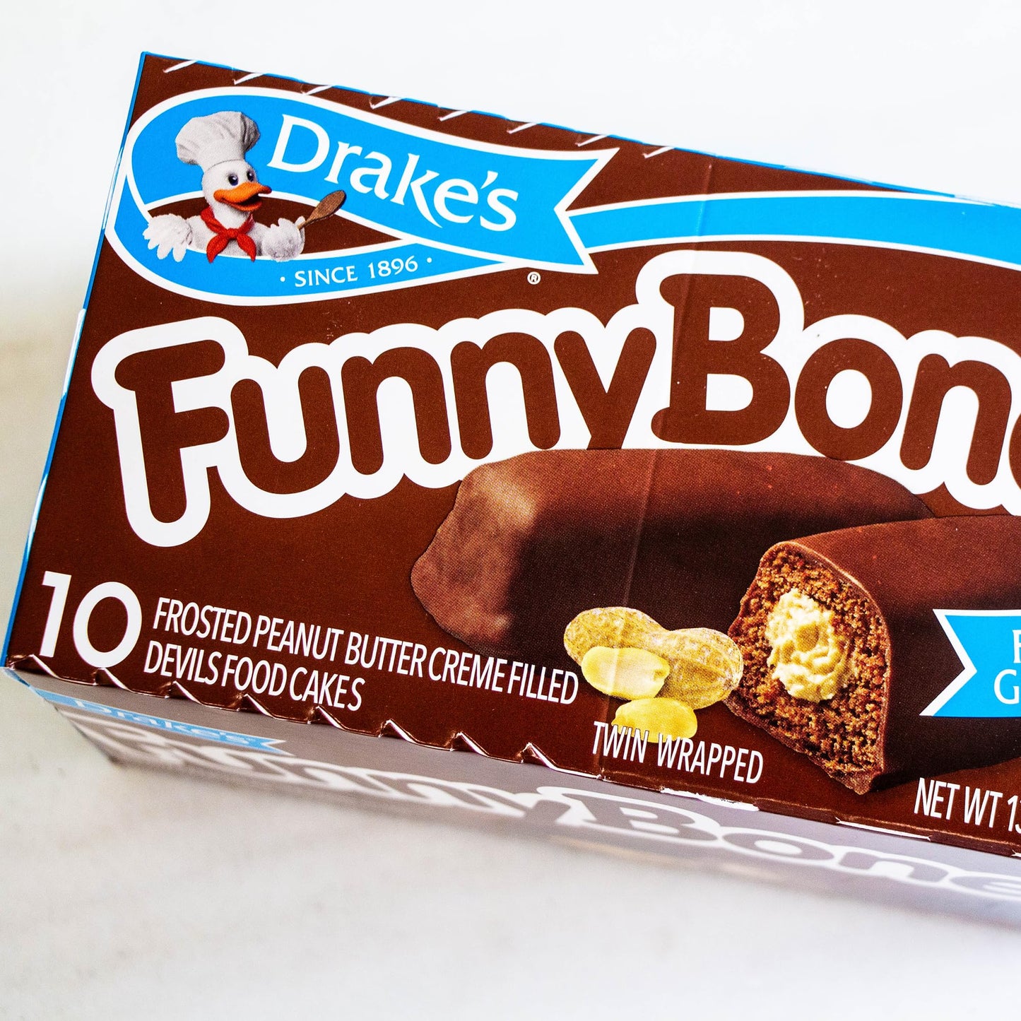 Drake's Funny Bones (3, 10ct - 13.73oz) - Sweet & Salty Kettle Popcorn (1, 5,5oz) - 4 Items Total