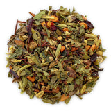 Teabloom Purify and Renew Loose Leaf Herbal Tea with Lemon, Herbs & Yerba Maté | Lightly Caffeinated Garden-Inspired Blend | Canister Makes 35-50 Cups