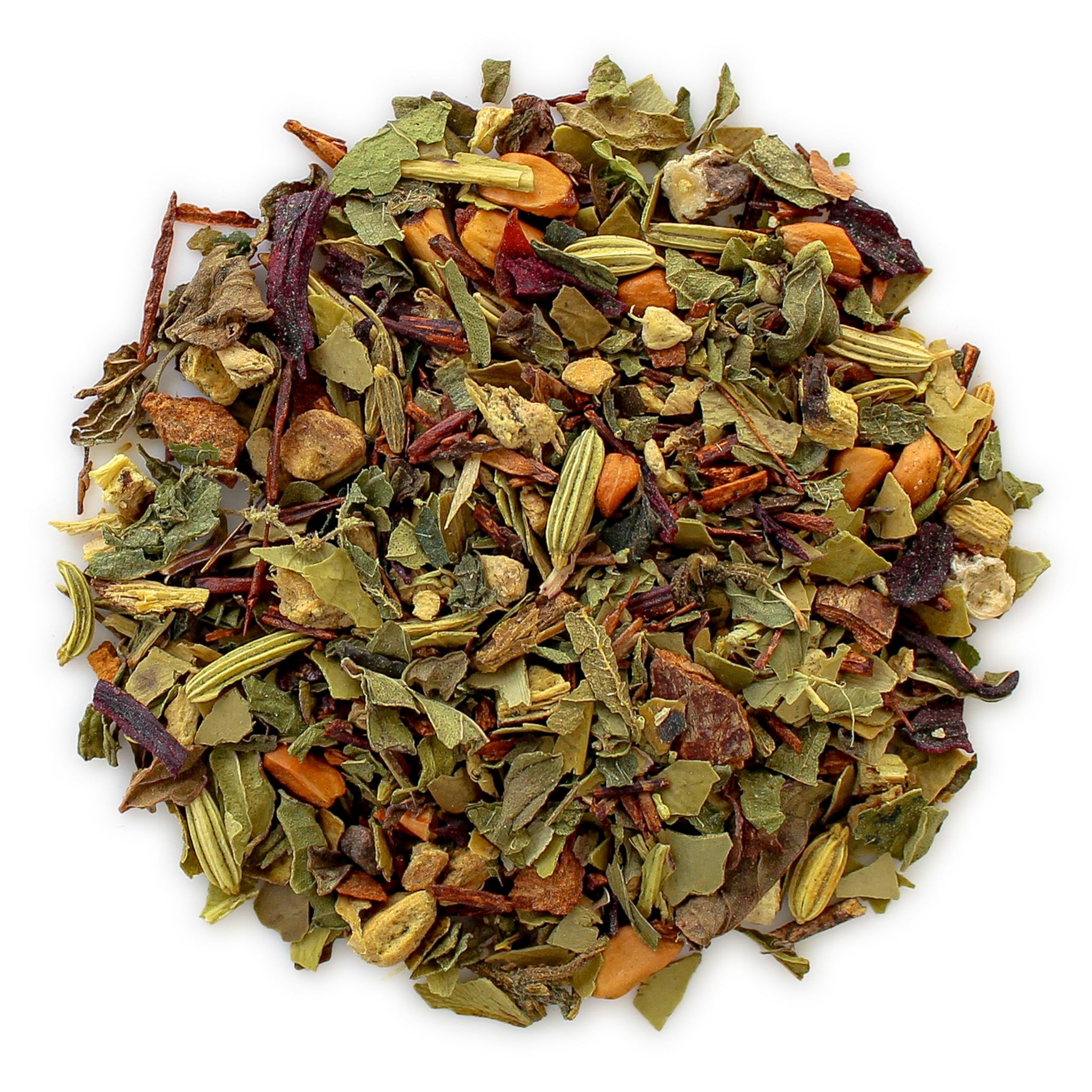 Teabloom Purify and Renew Loose Leaf Herbal Tea with Lemon, Herbs & Yerba Maté | Lightly Caffeinated Garden-Inspired Blend | Canister Makes 35-50 Cups