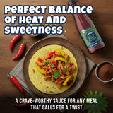 Ortega Sweet & Spicy Mole Taco Sauce, Sweet and Spicy Sauce and Marinade, 8 Ounce