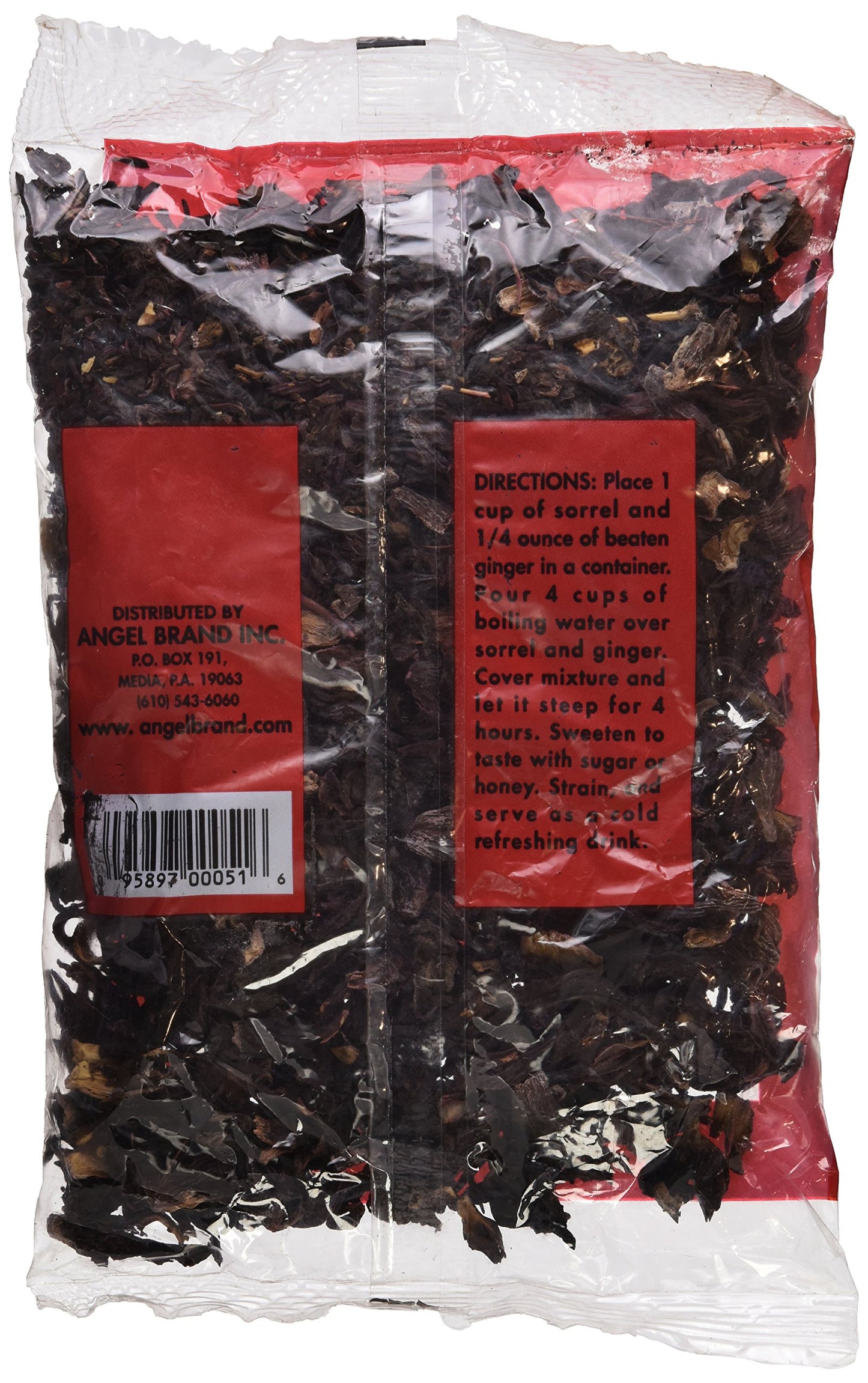 Angel Brand Dried Sorrel Hibiscus Flowers - 4.5 OZ Discover Rich Flavor & Aroma of Healthful Delights with Hibiscus Tea Loose Leaf - Enjoy Refreshing