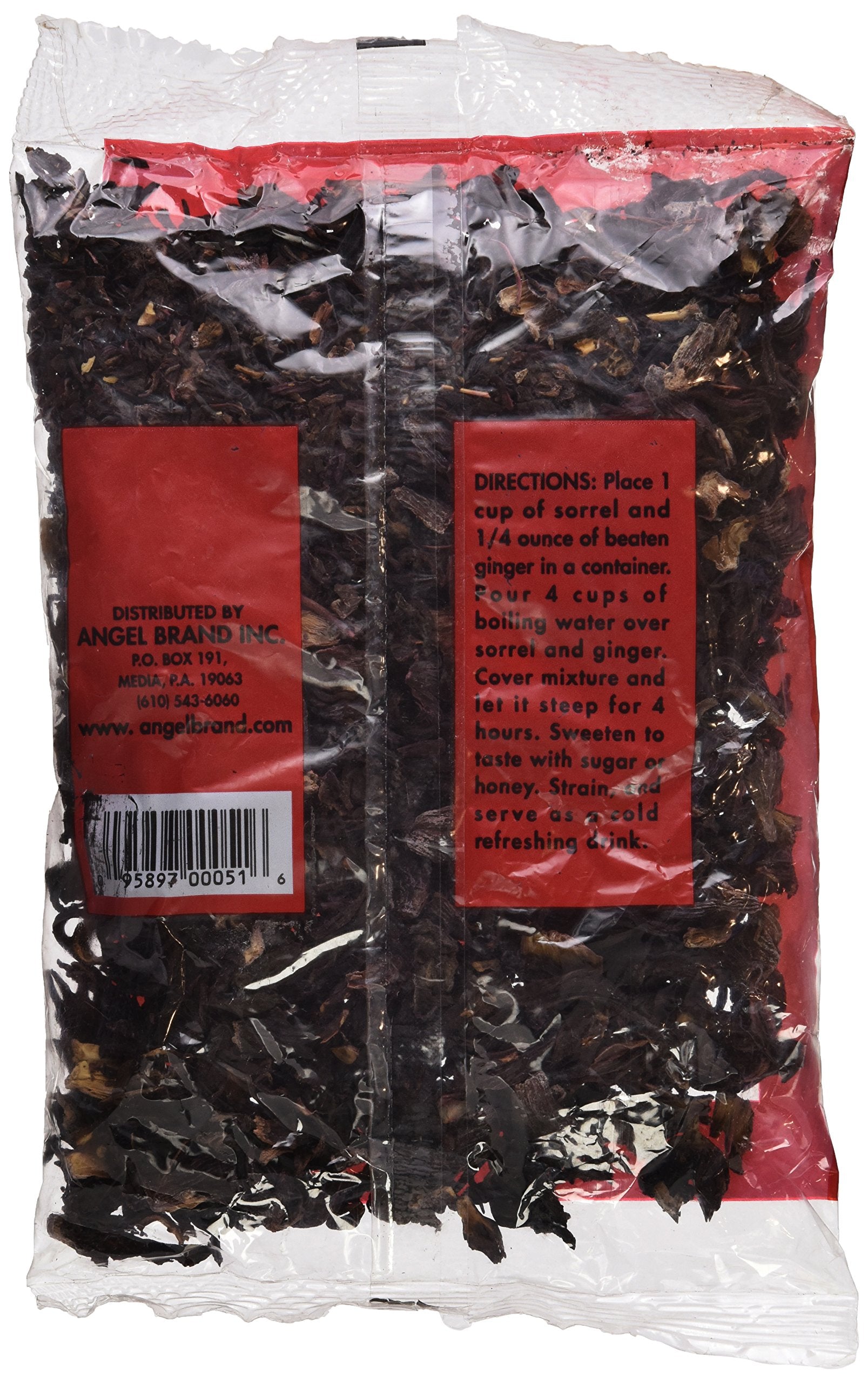 Angel Brand Dried Sorrel Hibiscus Flowers - 4.5 OZ Discover Rich Flavor & Aroma of Healthful Delights with Hibiscus Tea Loose Leaf - Enjoy Refreshing