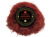 Premium Saffron Threads, Pure All Red Saffron Spice | Super Negin Grade | For Culinary Use Such as Tea, Paella, Golden Milk, Rice, & Risotto (10