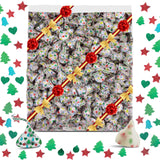 Christmas Sugar Cookie Kisess White Crème Milk Chocolate candy Individually Wrapped Bulk chocolate White Chocolate Candies 2 Lb | Christmas Gift Set