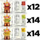 Lay's Kettle Cooked Potato Chips, Variety Pack, 0.85 Ounce (Pack of 40)