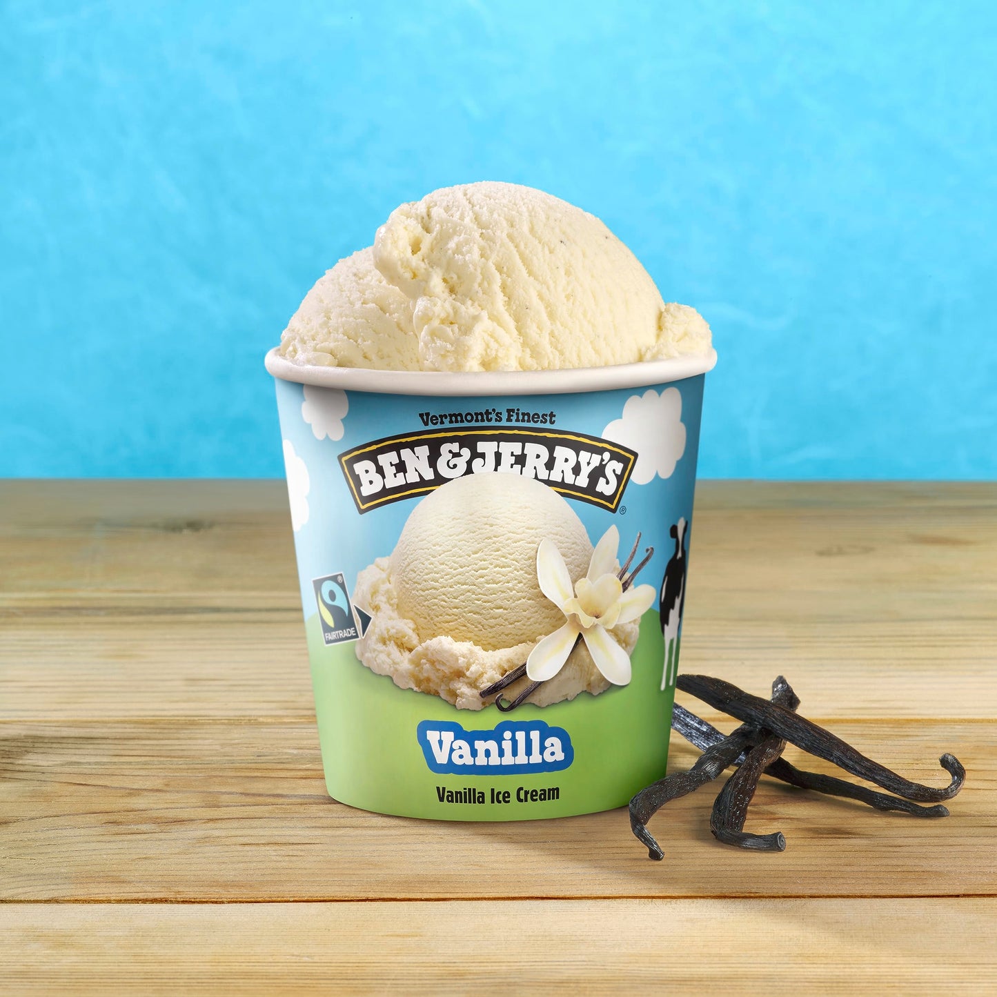 Ben & Jerry's Vanilla Ice Cream Pint 16 oz