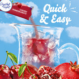 Crystal Light Cherry Pomegranate Naturally Flavored Powdered Drink Mix, 60 ct Pack, 12 Canisters of 5 Pitcher Packets