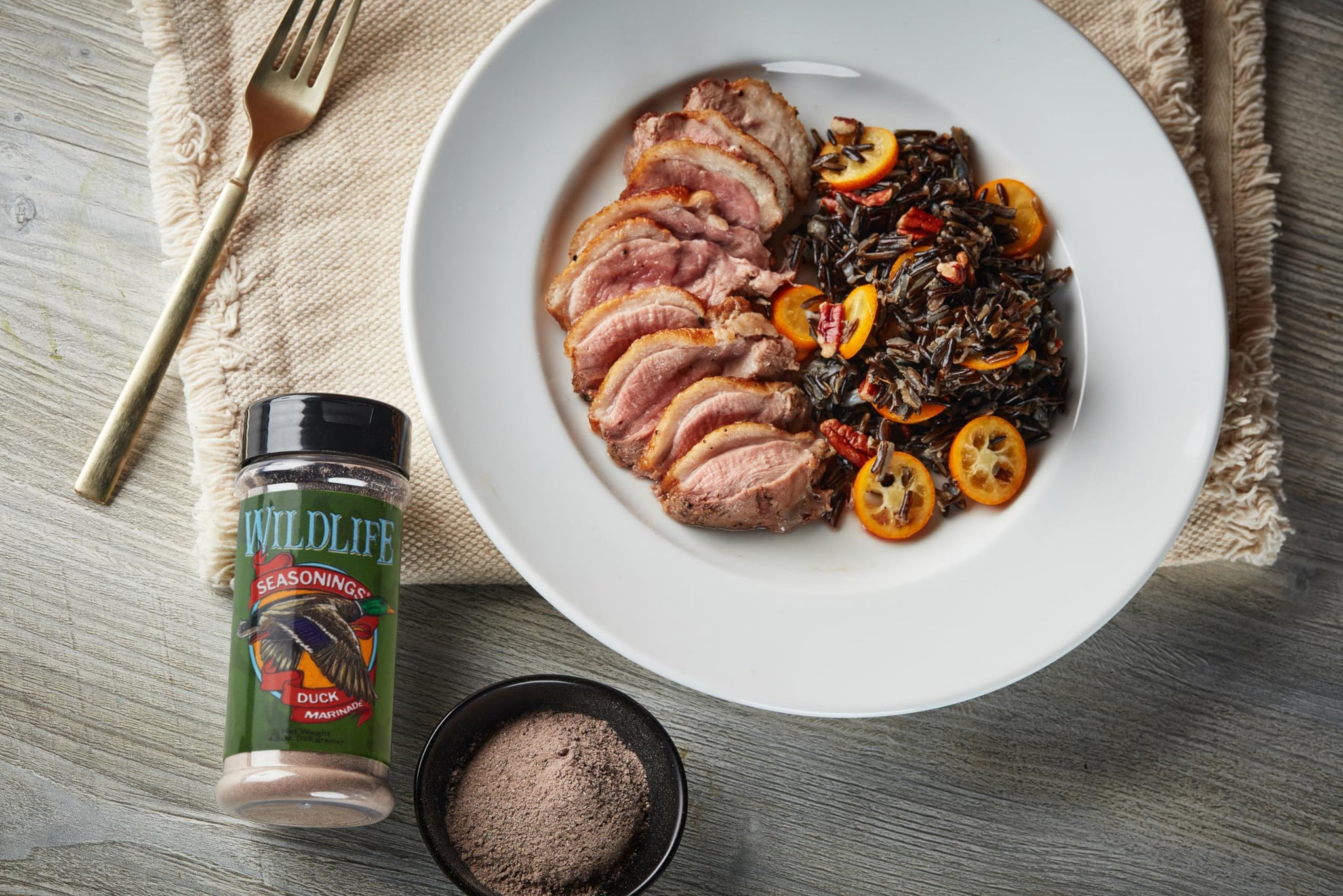 Wildlife Seasonings Duck Marinade - Gourmet Blend for Wild Game, Roast Duck & Beef | Dry Marinade Seasoning & Duck Seasoning for Grilling & Cooking |