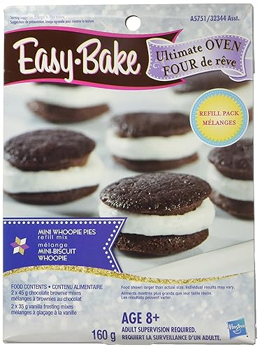 Hasbro Easy-Bake Refill Mini Whoopie Pie Mix, Net Wt. 5.6 Oz.