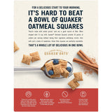 Quaker, Oatmeal Breakfast Cereal, Cinnamon, 14.5 Oz