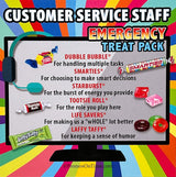 Customer Service Staff Emergency Treat Pack (50 per unit) Gifts of Appreciation for Customer Service Week