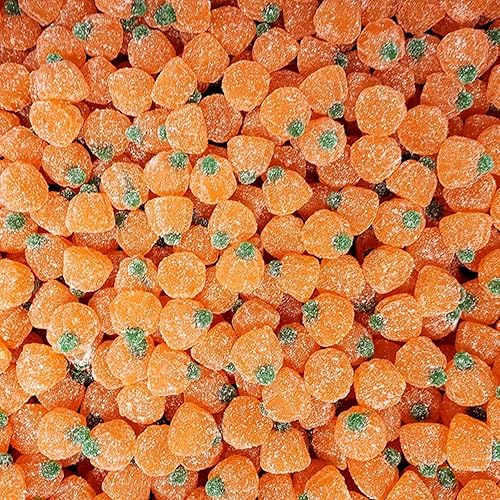 Gummy Pumpkin Candy-Fancy Jelly Candy Pumpkin Shaped Gummies by Queen City Candy Cave (2 Pound)