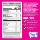 Cocoa Puffs, Chocolatey Breakfast Cereal, Made with Whole Grain, 32 oz Resealable Bag