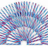 Fun Express Red White and Blue Candy Canes Individually Wrapped - 80 Patriotic Candy Sticks for 4th of July Party Favors | Birthday Candy Buffet