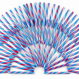 Fun Express Red White and Blue Candy Canes Individually Wrapped - 80 Patriotic Candy Sticks for 4th of July Party Favors | Birthday Candy Buffet