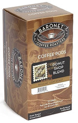 Baronet Coffee Donut Shop Blend Light Roast (140 g), 18-Count Coffee Pods