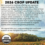 Wilderness Poets, Organic Heirloom Pumpkin Seeds - Styrian Variety, No Shells, Naturally Hulless. Unsalted, Bulk Size, Grown in Oregon, USA or Europe