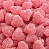 Cherry Jelly Hearts | 1-Pound Bag | Sour Candy | Dye Free Candy Hearts | Classic Gelatin Free Cherry Treats for Gifting, Buffets, Snacking | Vegan