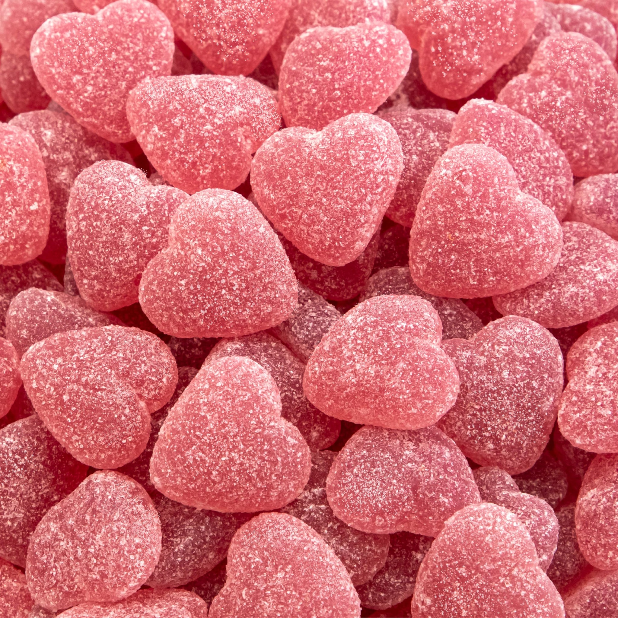 Cherry Jelly Hearts | 1-Pound Bag | Sour Candy | Dye Free Candy Hearts | Classic Gelatin Free Cherry Treats for Gifting, Buffets, Snacking | Vegan