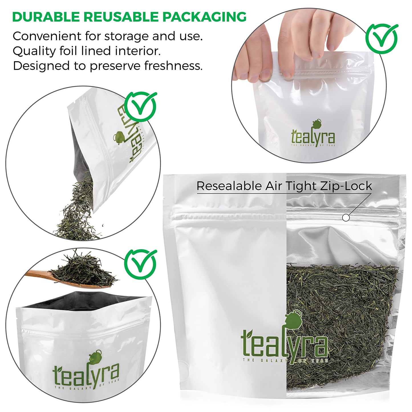Tealyra - Premium Gyokuro Kokyu - Japanese Green Tea - Finest Loose Leaf Tea - Good Priced for High Grade Tea - 100g (3.5-ounce)