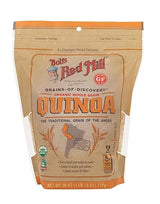 Bob's Red Mill Organic White Quinoa - 26 Ounce (Pack of 1), Vegan, Gluten Free, Non GMO, Complete Plant Protein, Whole Grain