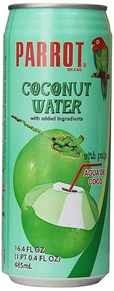 Sun Hing Foods Parrot Coconut Water with Pulp, 16.9 oz