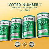 Fever-Tree Ginger Ale - Premium Mixer for Cocktails and Mocktails, 5.1 fl oz Cans, Pack of 8 - Naturally Sourced, Non-GMO