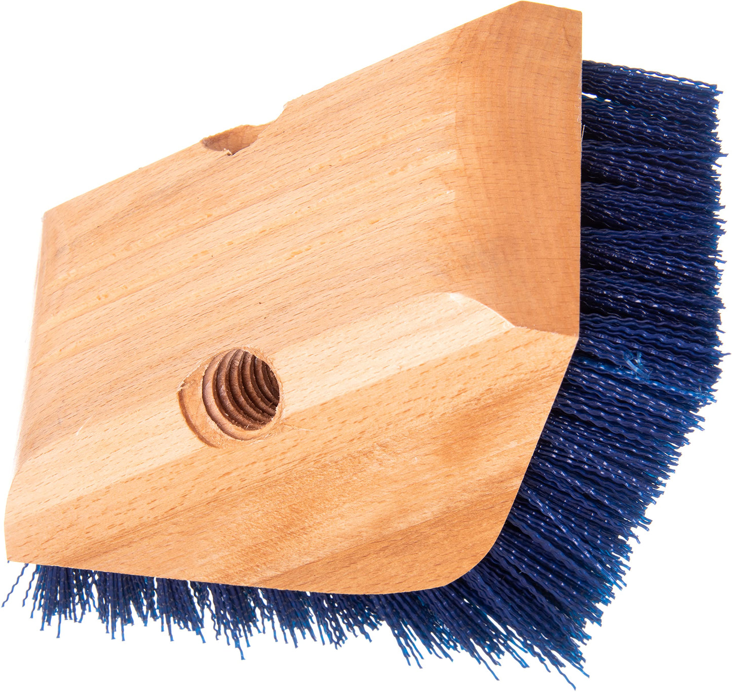 Carlisle FoodService Products 36196614 Triangle Scrubber, Polypropylene Bristles, 5" Brush Size, 1-1/8" Bristle Trim, Blue