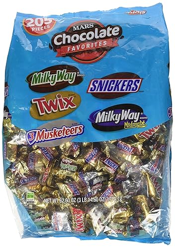 Mars Choc Favorites Mini Chocolate Candies (Net Wt 62.60 Oz),, ()