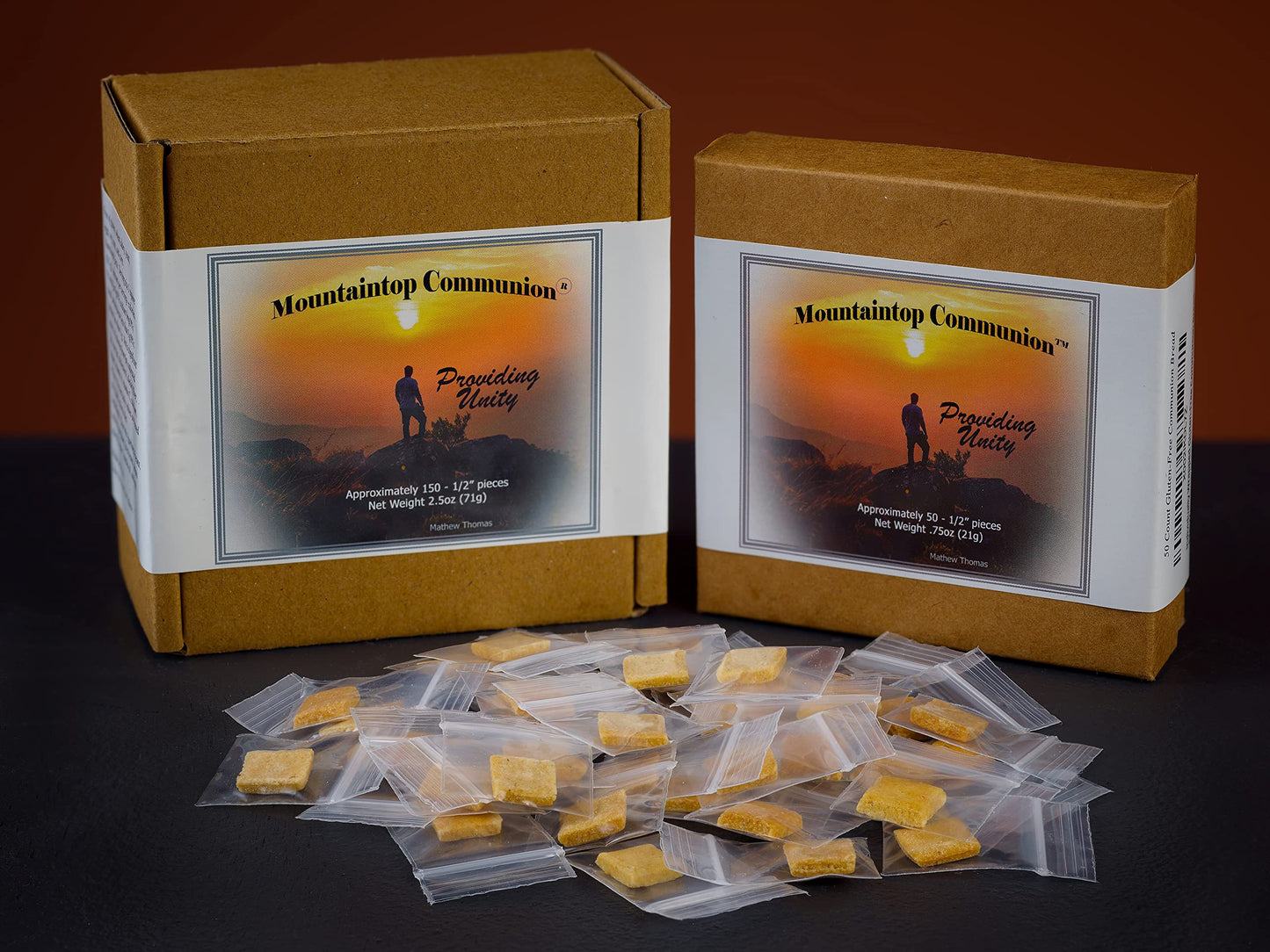 Individually Wrapped Gluten-Free Communion Bread (150 Count)