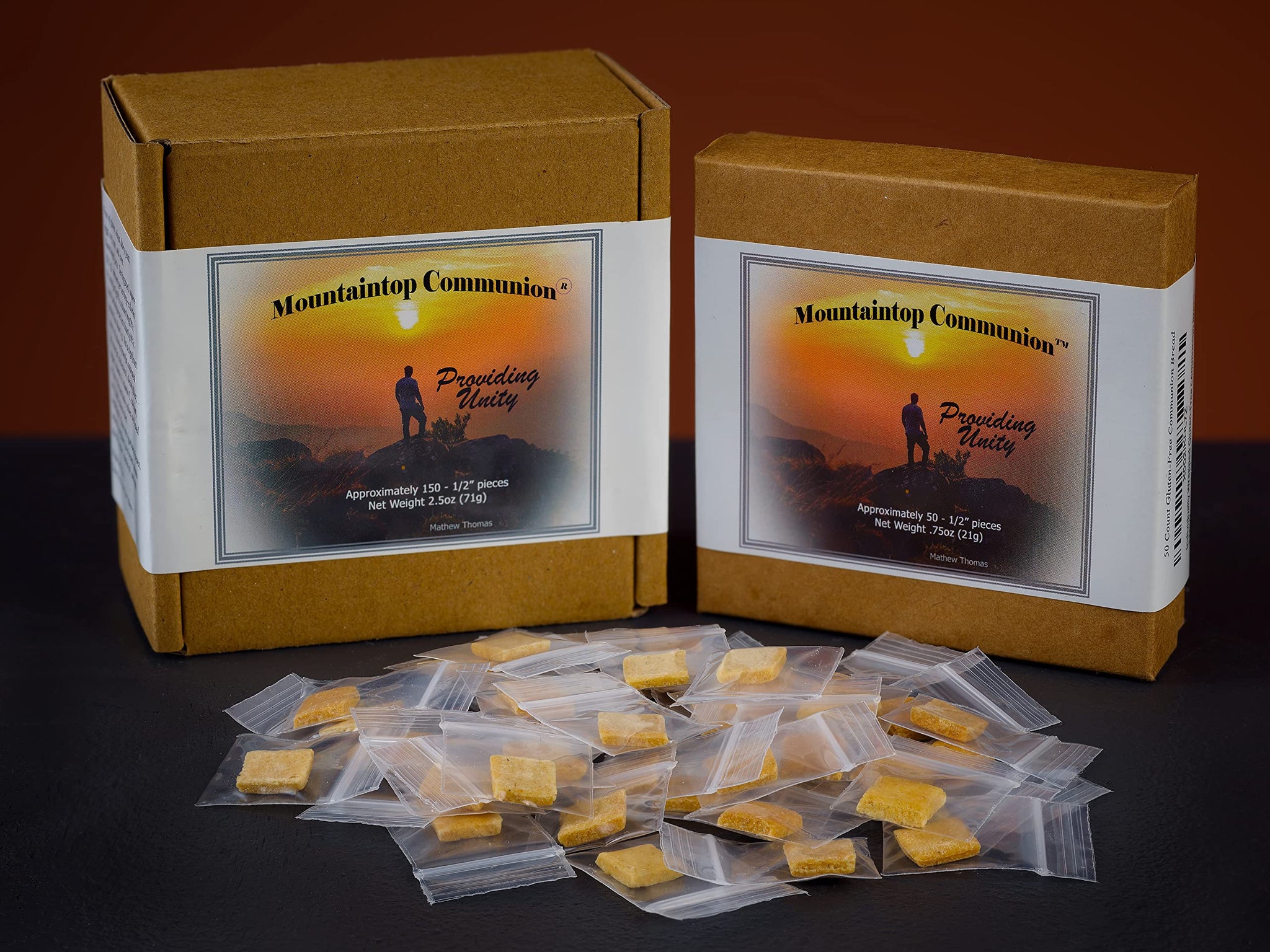 Individually Wrapped Gluten-Free Communion Bread (150 Count)