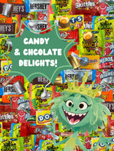 Chocolate and Candy Variety Pack - 10 LB Assorted Chocolate Candy Bulk - Bulk Bag Mix - Individually Wrapped - Chocolates - Variety Bag - July 4th