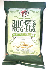 Buc-ee's Nug-ees: White Cheddar Habanero Flavored Powdery Cheese-Flavored Beaver Nuggets Sweet Corn Puff Snacks From Texas, 1 Bag of 5 Ounce