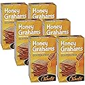Pamela’s Gluten Free Graham Style Crackers for Snacking, S’mores and Dessert Pie Crust Recipes, Honey Grahams, 7.5 Ounce (Pack of 6)