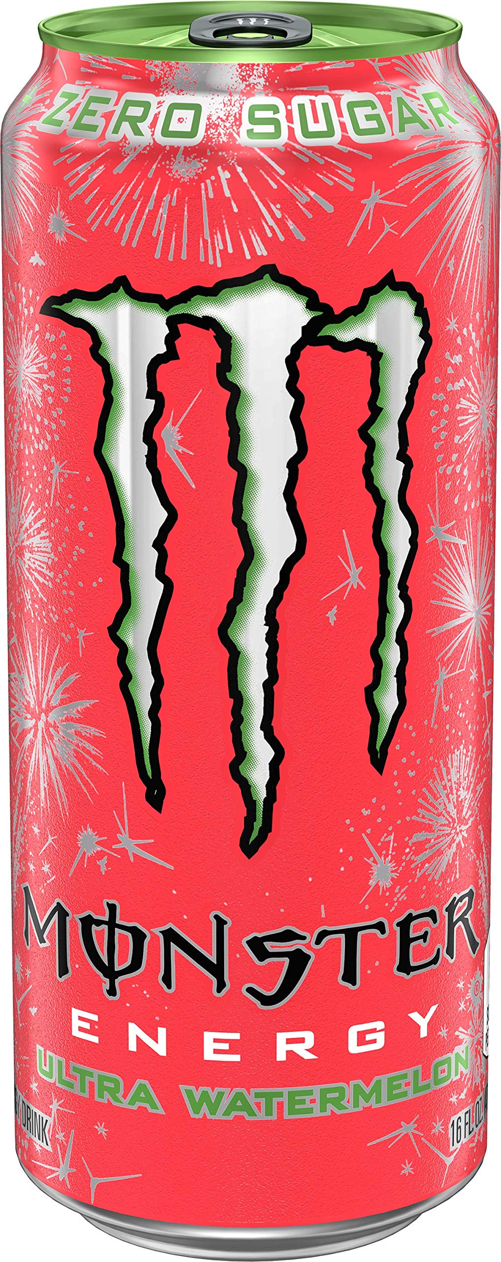 Monster Energy Ultra Watermelon, Sugar Free Energy Drink, 16 Ounce (Pack of 15)