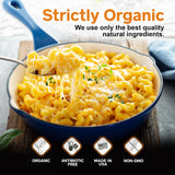 Healthier Comforts Organic Cheddar Cheese Powder | Gluten Free, Keto-Friendly, Non-GMO, Antibiotic & Hormone Free | Perfect for Popcorn Seasoning, Mac