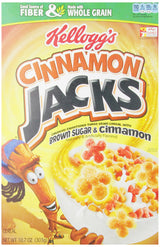 Kellogg's Cinnamon Jacks Cereal, Cinnamon, 10.7 Ounce