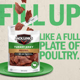 Jack Link's Turkey Jerky, Original, Jerky Bag - Flavorful Snack, Ready to Eat Protein Snacks with 13g of Protein per Serving, Made with 100% Turkey