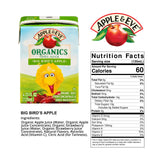 Apple & Eve Sesame Street Organics, Big Bird's Apple Juice, 4.23 Fluid oz, 40 count