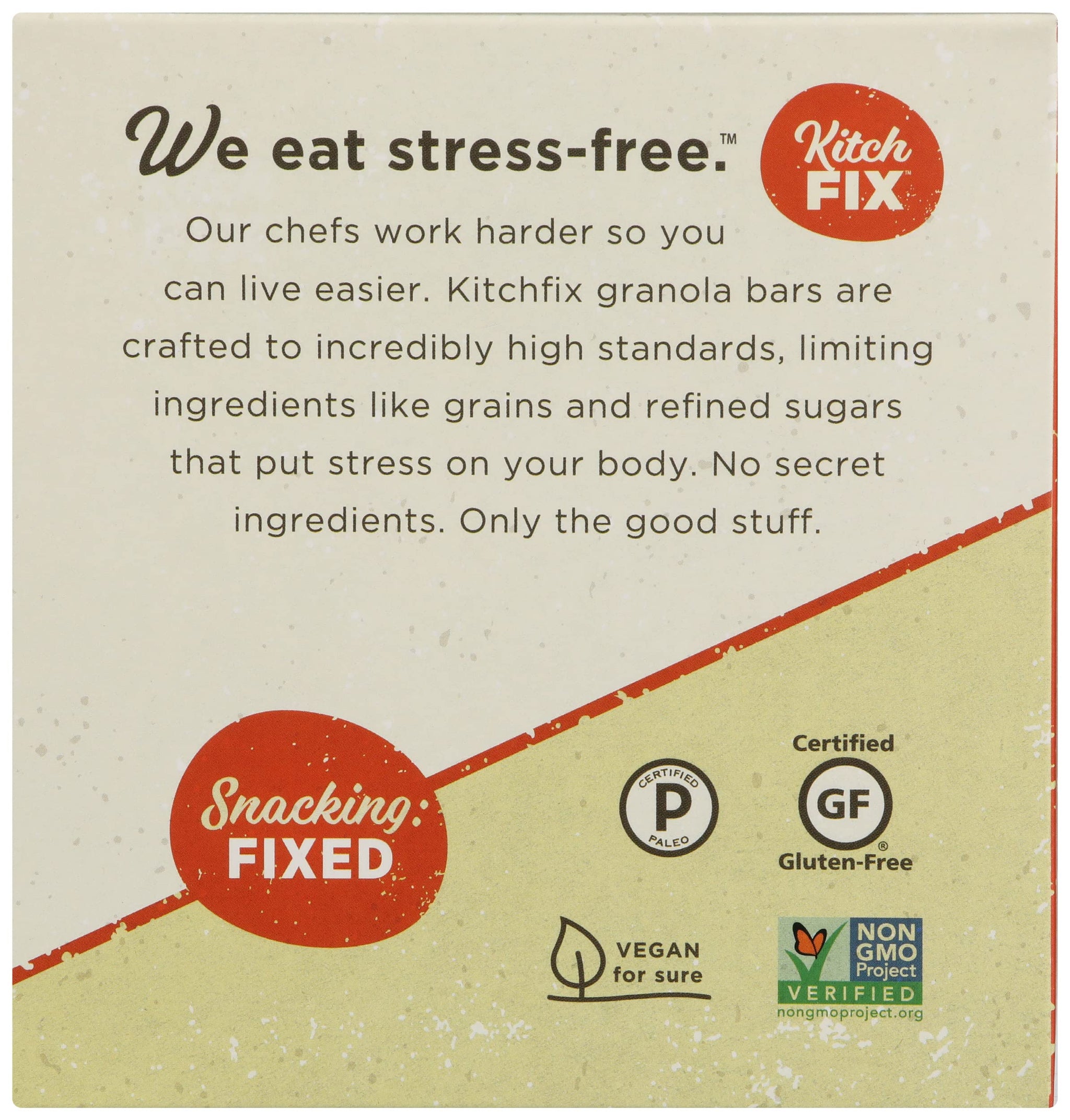 Kitchfix, Granola Bars Grain Free Maple Cinnamon, 5.8 Ounce