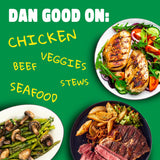 Dan-O's Original Seasoning, 2.5 oz Bottle, All Purpose Seasoning for Chicken, Turkey, Beef, Veggies and More, Sugar Free, Zero Calorie, Use this Spice