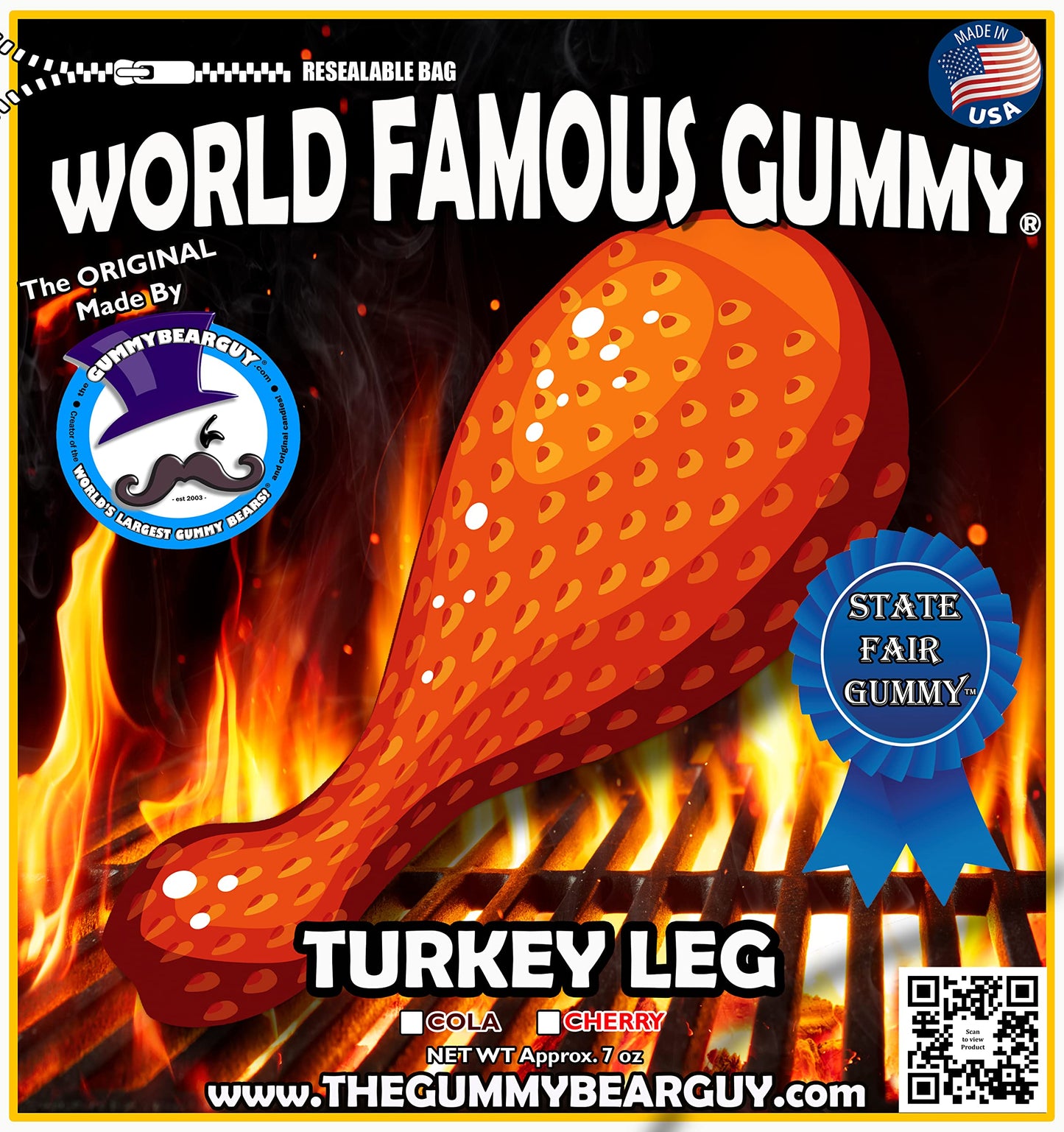 Gummy Turkey Leg - Cherry