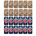 LUV-BOX Variety Soda pack , pack of 24 , 12 fl oz , A&W ROOT BEER , RC COLA