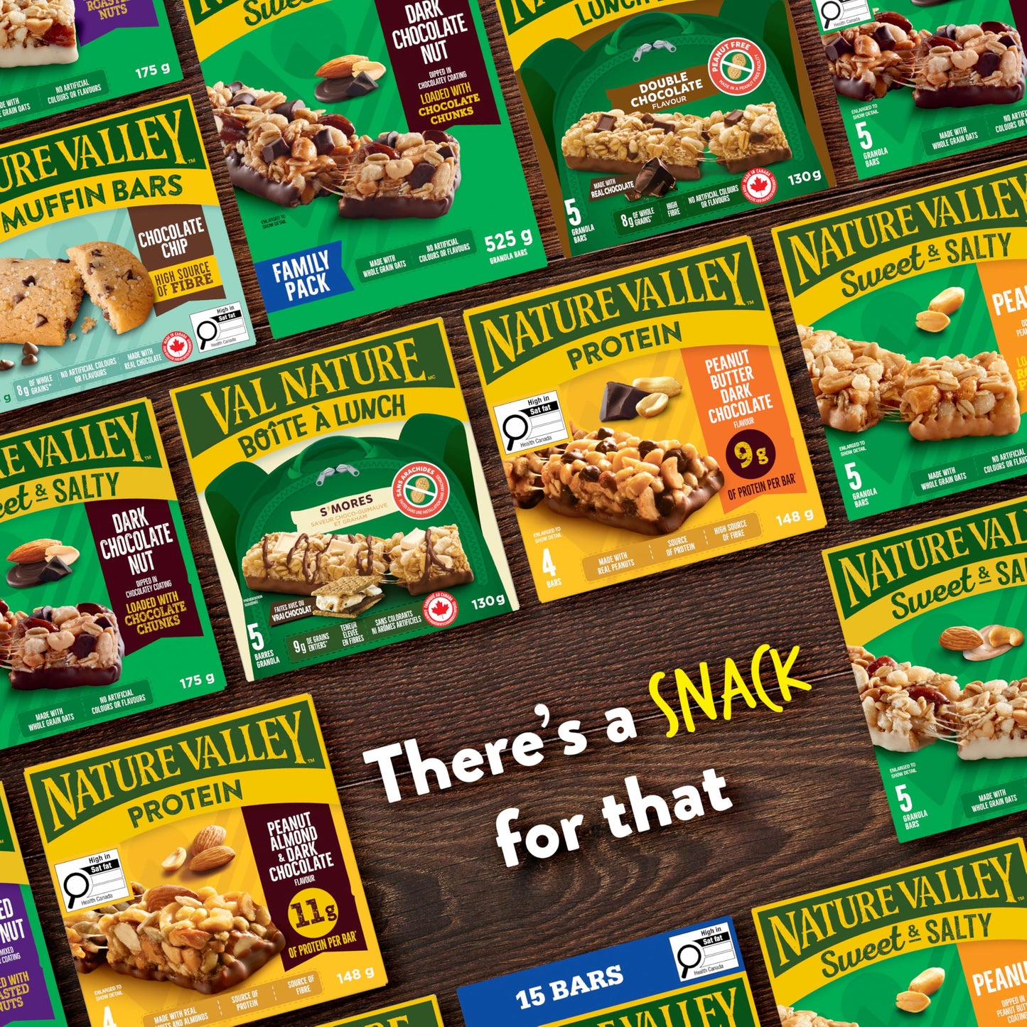 NATURE VALLEY Crunchy Maple Brown Sugar Granola Bars, 10 Count, 210g/7.4 oz., {Imported from Canada}