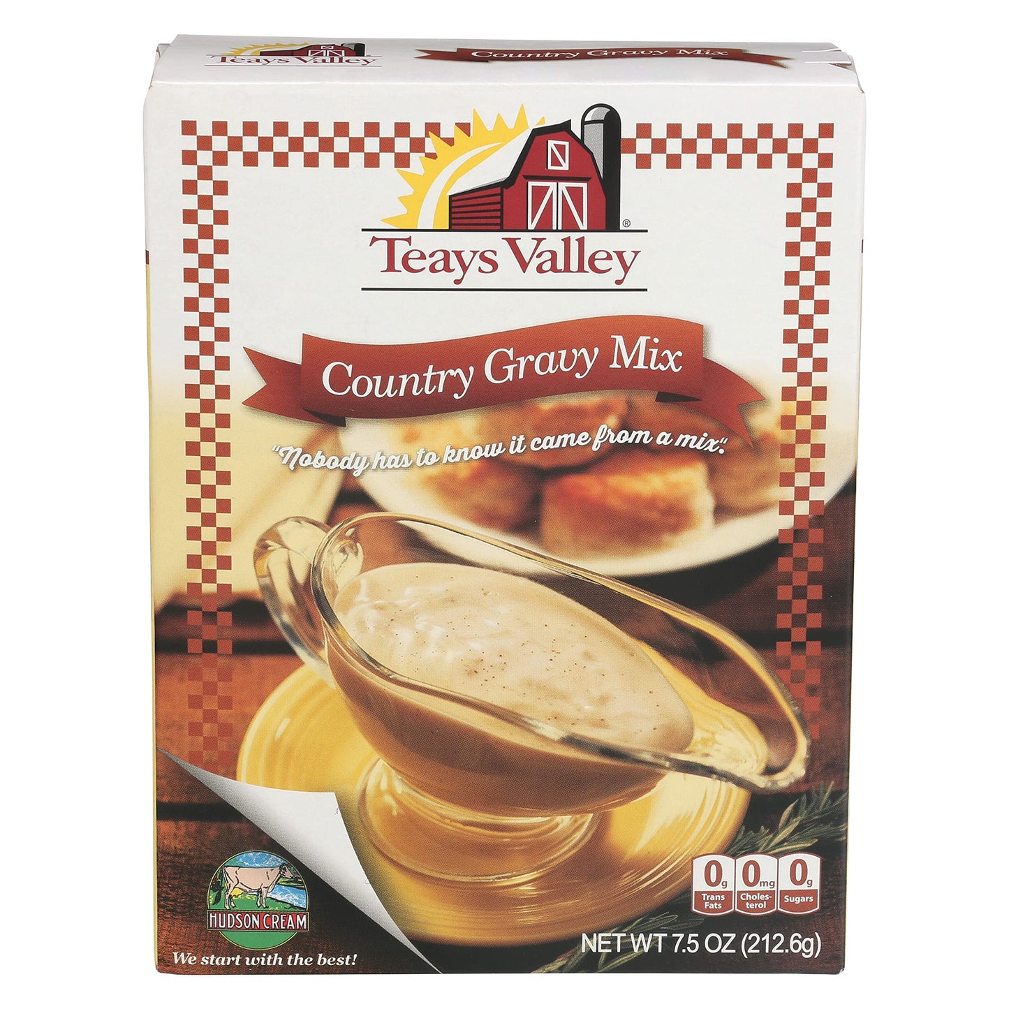 Teays Valley Biscuit Mix with Teays Valley Country Gravy Mix, 16.0 Ounce, Pack of 2