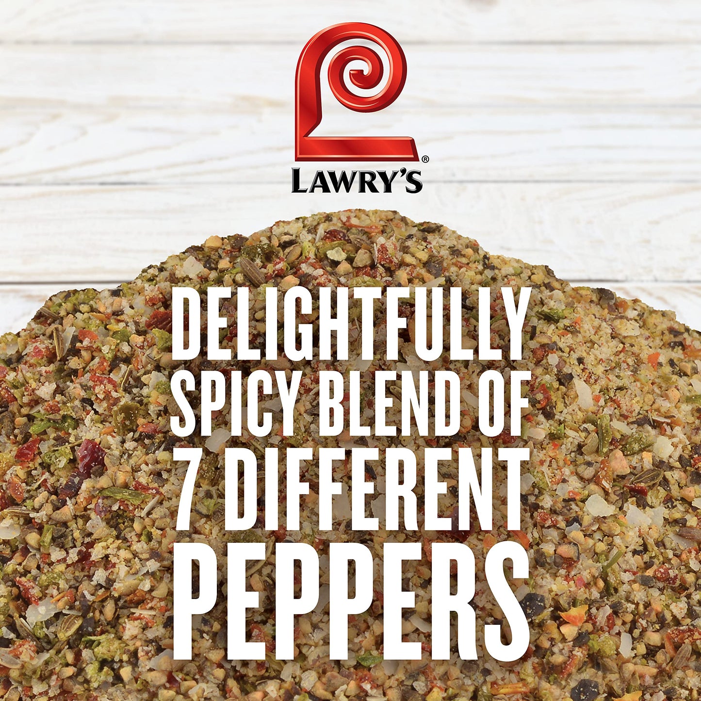 Lawry's Pepper Supreme Seasoning Blend, 21 oz - One 21 Ounce Container of Seven Pepper Seasoning Including Black, White and Red Pepper, Perfect on
