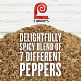 Lawry's Pepper Supreme Seasoning Blend, 21 oz - One 21 Ounce Container of Seven Pepper Seasoning Including Black, White and Red Pepper, Perfect on