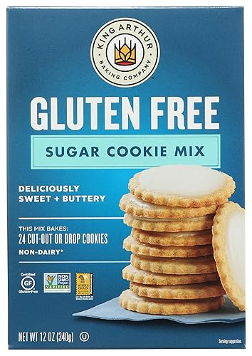 King Arthur, Gluten-Free Sugar Cookie Mix, Gluten-Free, Non-GMO Project Verified, Certified Kosher, 12 Ounces