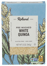 Roland Foods White Quinoa, Pre-washed, Specialty Imported Food, 12-Ounce